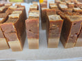50% OFF Uneven Shaped Turmeric Papaya with Kojic in Goat Milk Soap