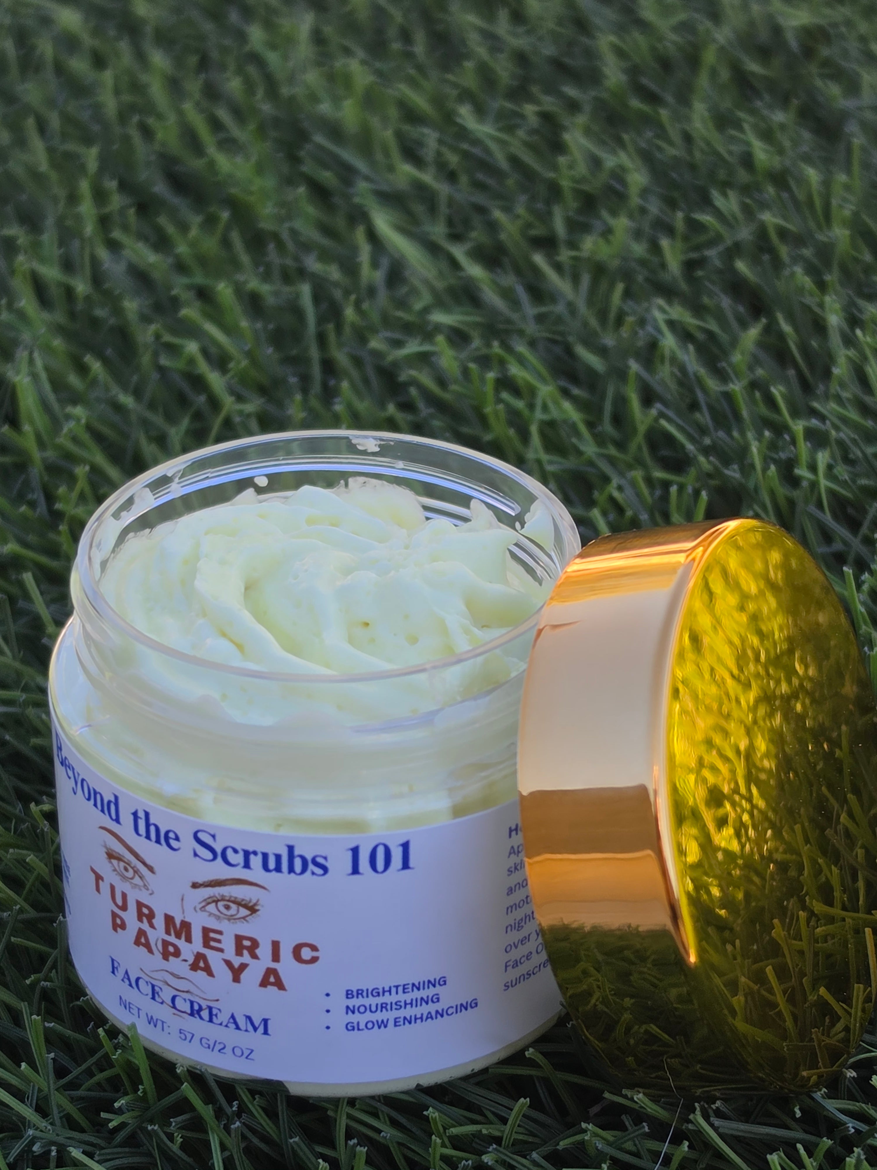 Turmeric-Papaya Face & Body Whipped Cream
