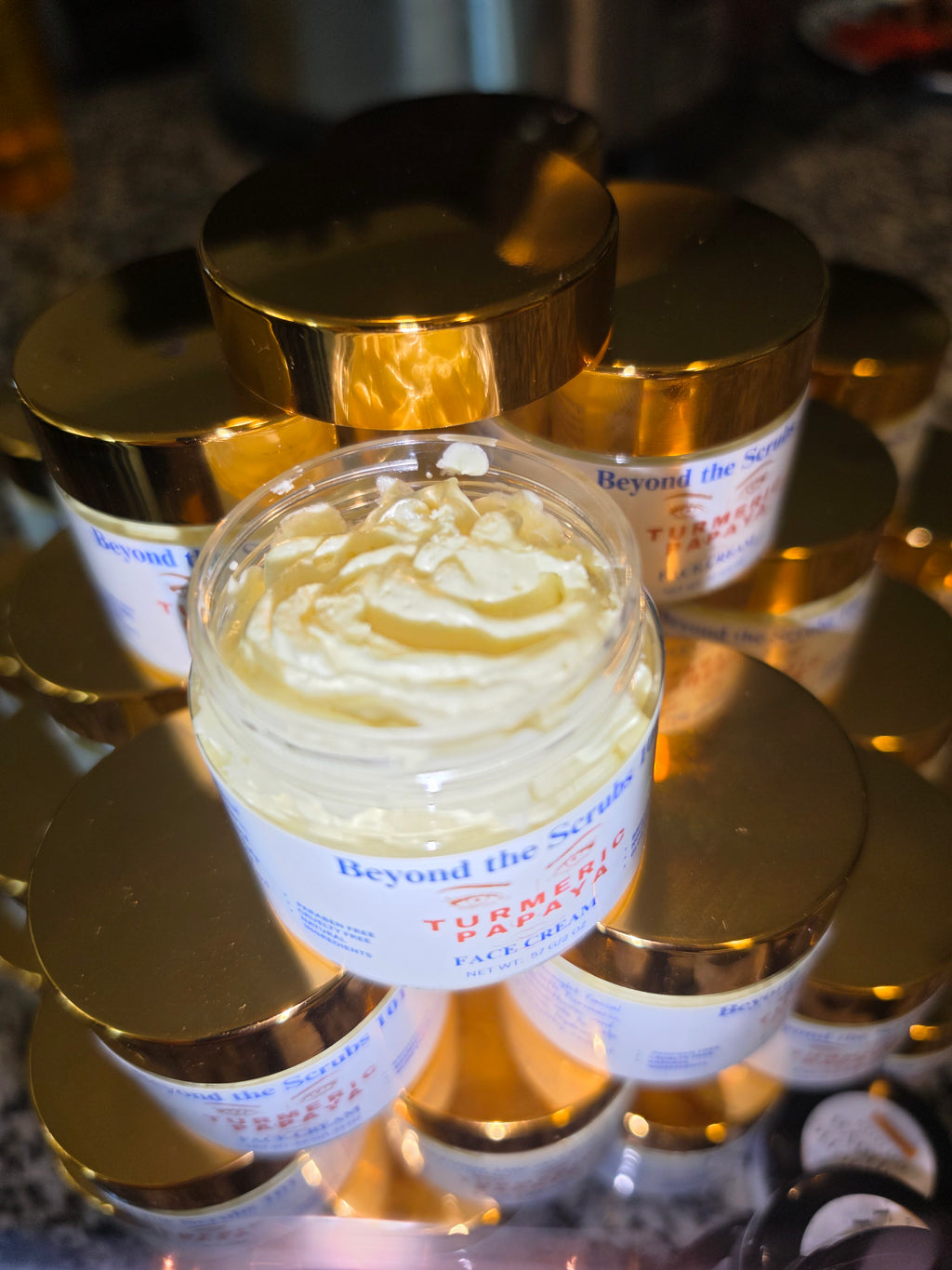 Turmeric-Papaya Face & Body Whipped Cream